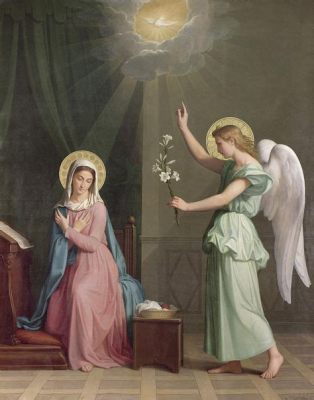   “The Annunciation” 充滿神秘的色彩與神聖的光輝！